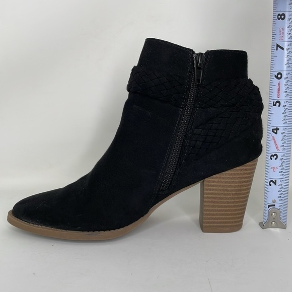 SM New York Boots Women's 6.5 Black Barbie Ankle Bootie Zip Pointed Toe - Picture 17 of 17